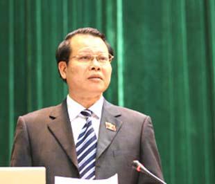 Bộ trưởng Bộ Tài chính Vũ Văn Ninh trả lời chất vấn - Ảnh: VNN.