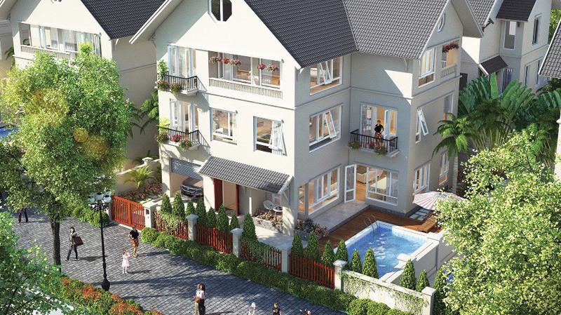 Sunny Garden City có tổng diện tích 24,4 ha, bao gồm các sản phẩm biệt thự đơn lập và song lập, shophouse, chung cư. 