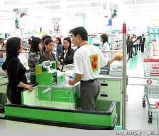 Big C đang chuẩn bị đưa siêu thị thứ 9 đi vào hoạt động - Ảnh: Việt Tuấn.