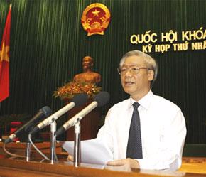 Chủ tịch Quốc hội khóa XII Nguyễn Phú Trọng - Ảnh: TTXVN