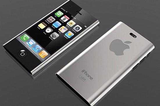 Một trong những thiết kế khá lạ, được cho là của mẫu điện thoại iPhone thế hệ thứ 5 của nhà sản xuất Apple.