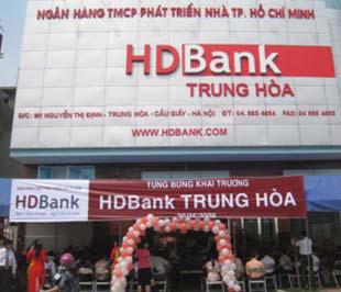 Một chi nhánh của HDBank.