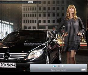 Hình ảnh được phát trên kênh Mercedes-Benz TV.