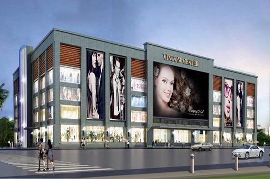 Bản vẽ phối cảnh Vincom Center Long Biên. Trung tâm thương mại này dự kiến sẽ khai trương vào ngày 24/12/2011 tới.