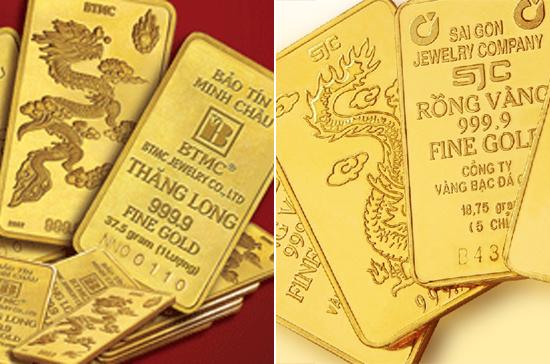 Thị trường vàng Việt Nam có hiện tượng “vàng đại hạ giá” khi Bảo Tín Minh Châu áp giá mua vào bán ra thấp hơn hẳn so với giá của Công ty Vàng bạc đá quý Sài Gòn (SJC).