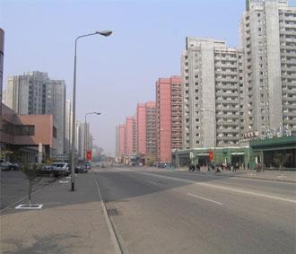 Một góc thủ đô Bình Nhưỡng của CHDCND Triều Tiên.