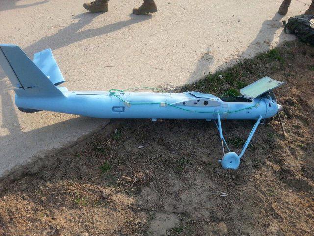 Một máy bay không người lái nghi của Triều Tiên bị phát hiện ở Hàn Quốc năm 2014.<br>