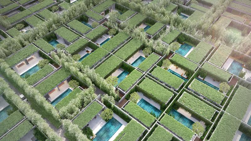 Wyndham Garden sở hữu kiến trúc Private villas theo xu hướng Go Green hút du khách, mang về lợi tức trên 9%/năm.