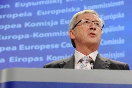 Thủ tướng Luxembourg, ông Jean-Claude Juncker, phát biểu ở Brussels (Bỉ) hôm 11/4 - Ảnh: Getty.