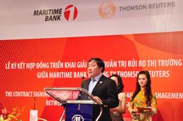Maritime Bank cho biết trị giá hợp đồng ký kết “lên tới hàng triệu USD”, nhưng không công bố con số cụ thể.