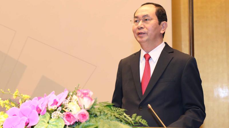 Chủ tịch nước Trần Đại Quang phát biểu chào mừng APPF 26 
