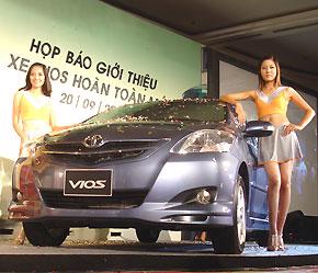 Mẫu Vios này không phải là một phiên bản mới của mẫu Vios cũ đã từng ra mắt thị trường ôtô Việt Nam tháng 8/2003 - Ảnh: Đức Thọ