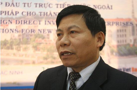 Chủ tịch UBND tỉnh Bắc Ninh, ông Nguyễn Nhân Chiến.