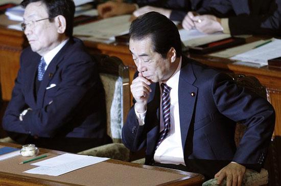 Tỷ lệ ủng hộ Nội các của Thủ tướng Naoto Kan đã giảm mạnh thời gian gần đây - Ảnh: Reuters.