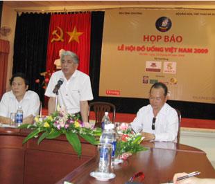 Họp báo về lễ hội Đồ uống Việt Nam 2009- Ảnh TN. 