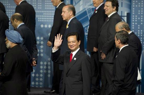 Thủ tướng Nguyễn Tấn Dũng tham dự hội nghị thượng đỉnh G-20 - Ảnh: Getty.