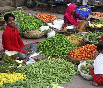 Một khu chợ ở Ấn Độ