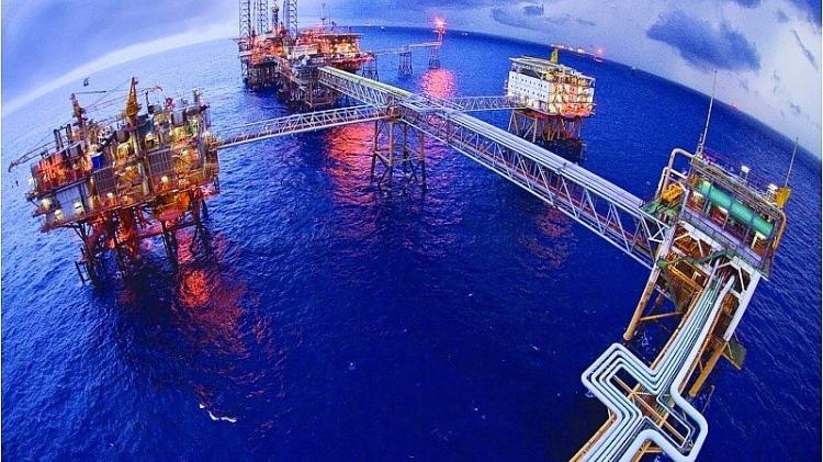 Giàn khai thác trung tâm mỏ Bạch Hổ - Ảnh: Petrotimes