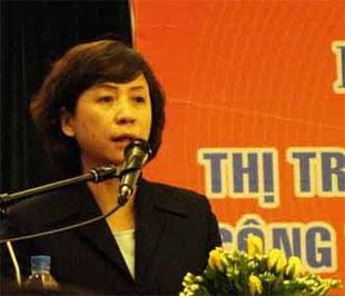 Bà Nguyễn Thị Hoàng Lan, Phó giám đốc HASTC trong hội nghị tập huấn sáng 9/6 tại Tp.HCM - Ảnh: Thanh Thương.