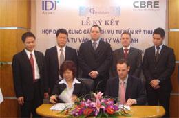 Lễ ký kết giữa IDJ Asset và CBRE.