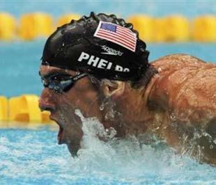 "Kình ngư" Michael Phelps đang gây ấn tượng tại kỳ Olympic năm nay.