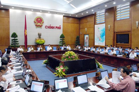 Phiên họp Chính phủ thường kỳ tháng 7/2010 - Ảnh Chinhphu.vn