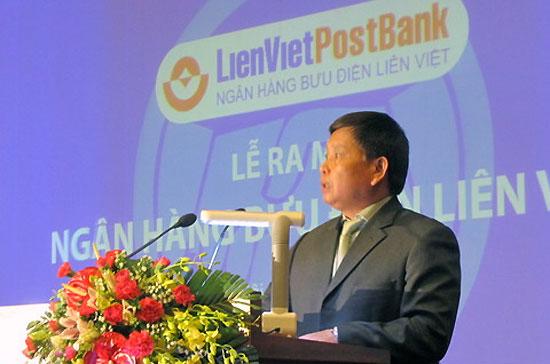 Tại lễ ra mắt tên gọi mới, ông Phạm Long Trận, Chủ tịch Hội đồng thành viên của VNPT, cho rằng lợi thế lớn nhất của Vietnam Post khi tham gia góp vốn vào LienVietPostBank là hệ thống mạng lưới giao dịch rộng khắp cả nước - Ảnh: vnMedia.