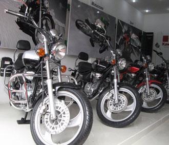 Kawasaki là thương hiệu môtô khá ăn khách tại thị trường châu Á.