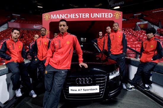 Nhiều danh thủ của Manchester United đang lựa chọn xe Audi làm phương tiện đi lại - Ảnh: MU.