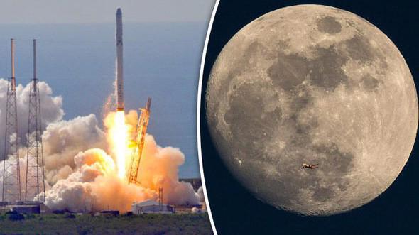 SpaceX đã ký hợp đồng với hành khách đầu tiên trên thế giới để bay quanh mặt trăng trên thiết bị BFR - Ảnh: Express.co.uk.