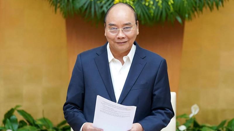 Thủ tướng Nguyễn Xuân Phúc chủ trì phiên họp - Ảnh: VC