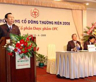 Ông Trương Đức Vọng - Tổng giám đốc Công ty Dược phẩm OPC.