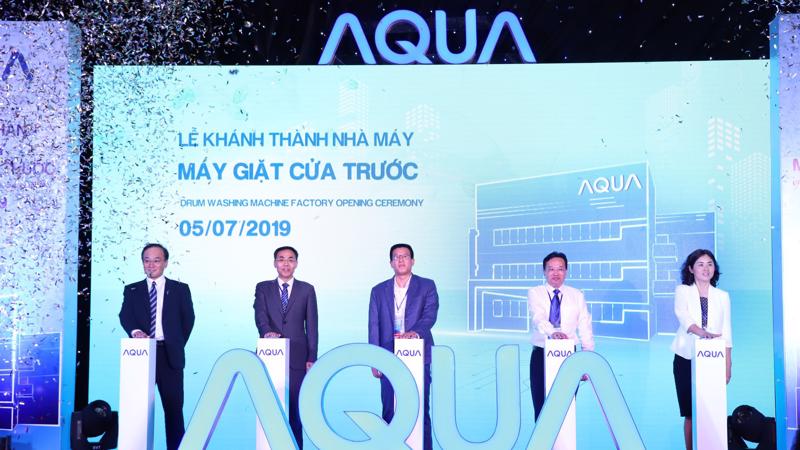 Nhà máy AQUA Việt Nam là một mắt xích quan trọng trong hệ sinh thái sản xuất các sản phẩm thông minh thuộc Haier.