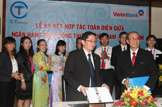 Lễ ký kết hợp tác giữa C.T Group với Vietinbank.