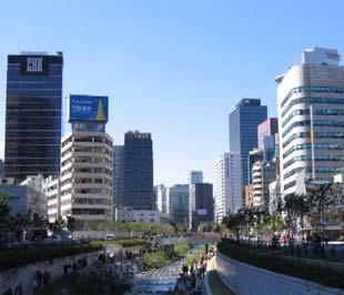 Một góc thủ đô Seoul của Hàn Quốc.
