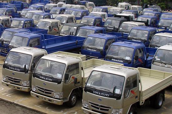 Nhiều loại xe tải do Vinaxuki sản xuất đã đạt tỷ lệ nội địa hóa đến 50% - Ảnh: Đức Thọ.