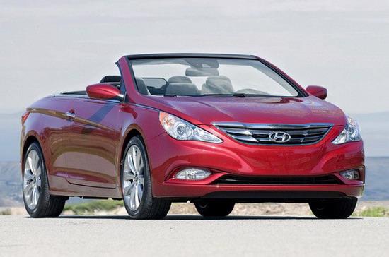 Hyundai Sonata mui xếp với sắc màu rực rỡ - Ảnh: Insideline.