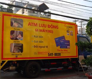 Dịch vụ ATM di động của Ngân hàng Đông Á.