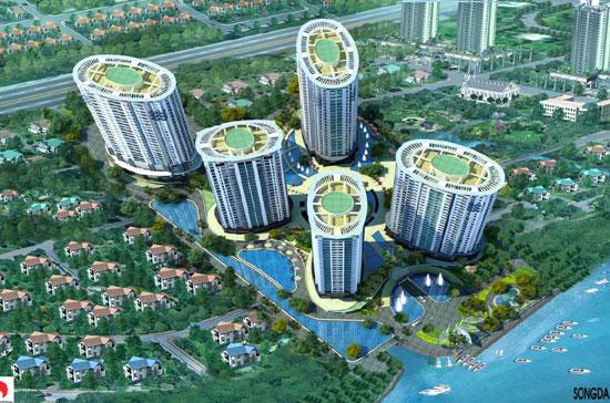 Phối cảnh dự án Songda Reverside.