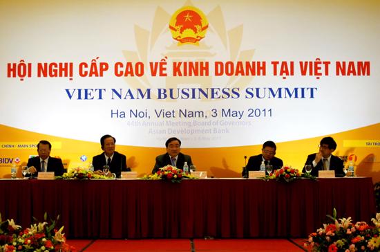 Hội nghị cấp cao về kinh doanh tại Việt Nam - Ảnh: Anh Quân.