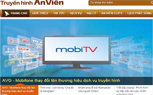 Truyền hình An Viên thông báo việc thay đổi đổi tên thương hiệu, biểu tượng dịch vụ thành mobiTV.