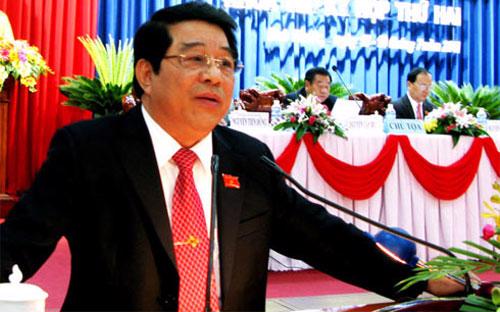 Ông Trương Tấn Thiệu, Chủ tịch UBND tỉnh Bình Phước.