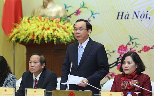 Theo ông Nguyễn Văn Nên, Đảng sẽ cố gắng bố trí ủy viên Trung ương tại tất cả các tỉnh, thành, còn các bộ ngành thì không nhất thiết phải có.<br>