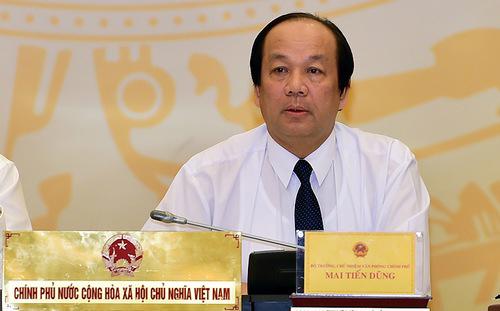 Bộ trưởng - Chủ nhiệm Văn phòng Chính phủ Mai Tiến Dũng: Dừng dự án điện hạt nhân Ninh Thuận hoàn toàn bởi lý do kinh tế.<br>