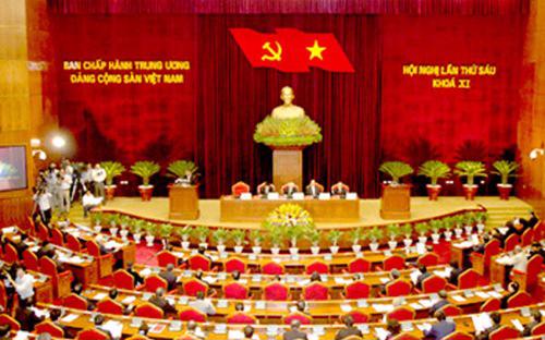 Toàn cảnh khai mạc hội nghị lần thứ sáu Ban chấp hành Trung ương Đảng khóa XI - Ảnh: VGP.