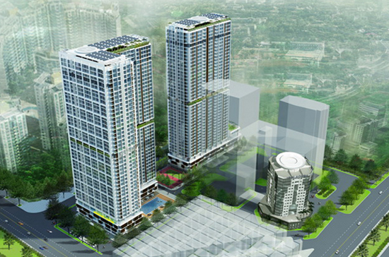 Phối cảnh dự án khu căn hộ Thăng Long Number One