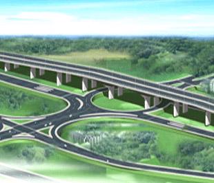 Mô hình thiết kế đường cao tốc Cầu Giẽ - Ninh Bình.