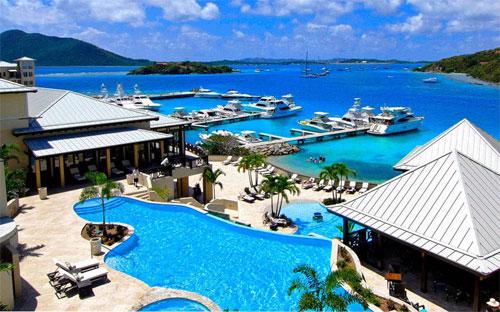 Một khu nghỉ dưỡng ở British Virgin Islands.