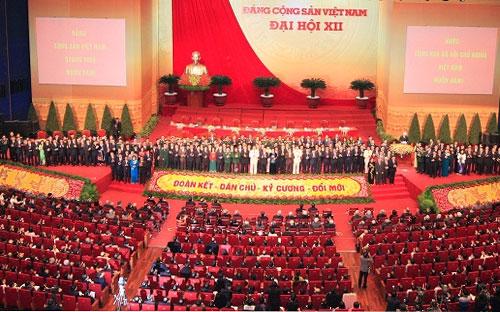 Đại hội Đảng lần thứ XII diễn ra tại Hà Nội từ 20 đến 28/1/2016.