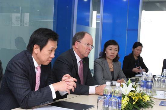 Lãnh đạo Deloitte toàn cầu trong chuyến thăm và làm việc tại Việt Nam.